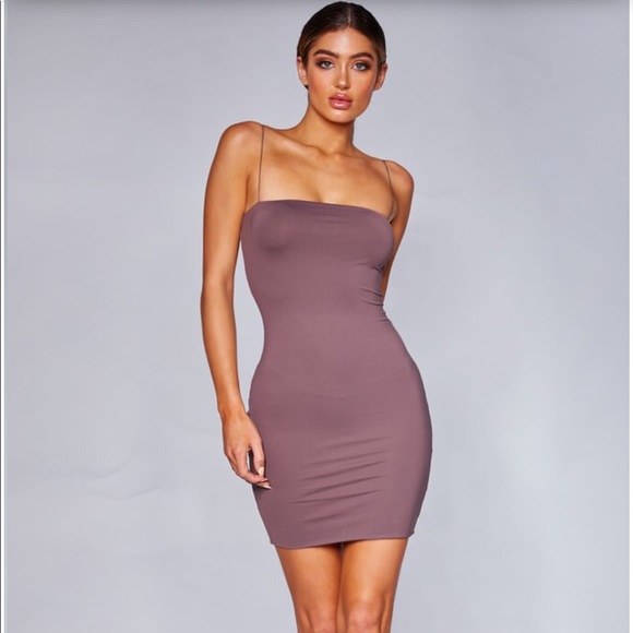 thin strap bodycon dress